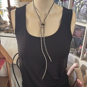 Vintage Horse Head Bolo Necktie Necklace